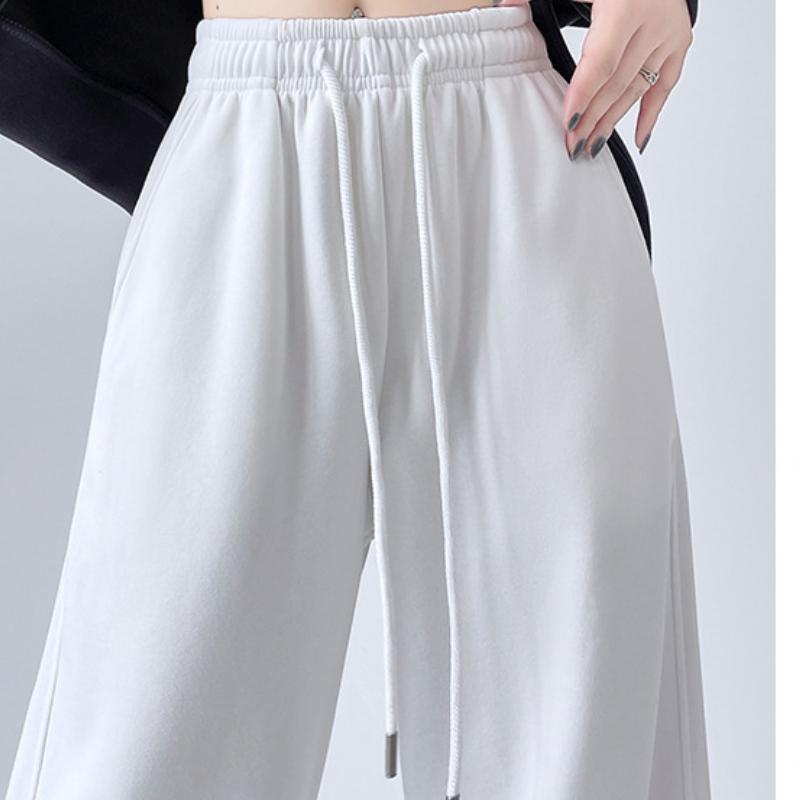 Sport Pants Loose and Slim and Versatile New Arrival Warm Season and Autumn High-waist Design and Casual Wide-leg Scimitar Pants