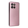 For Motorola Moto G67 Power 5G Case Carbon Fiber Texture Drop-Proof PU Leather Phone Cover