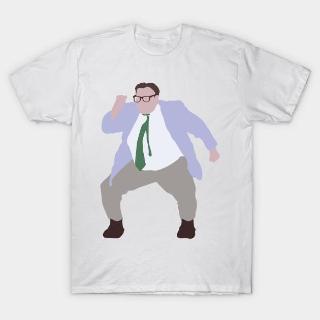 

Men Black Print T-shirt Matt Foley No-Cut Transfer Paper Print Cotton Tshirt M білий