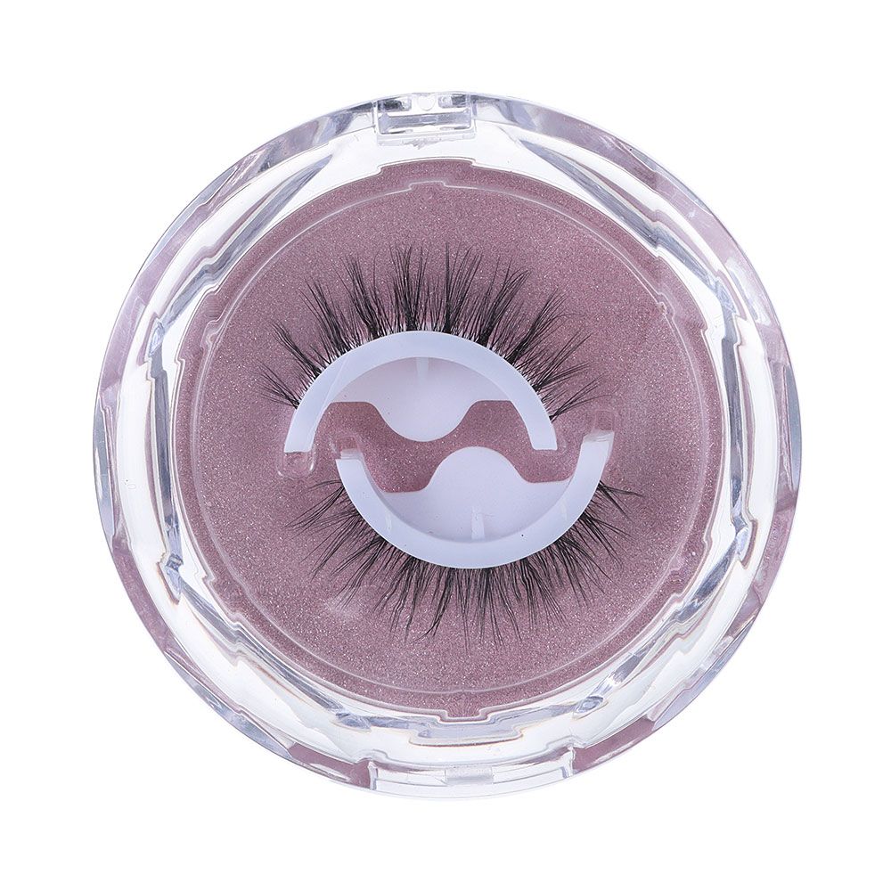 Falsche Wimpern Zart Kein Kleber erforderlich Wiederverwendbare selbstklebende falsche Wimpern 3D Nerz Natürlich Lockig