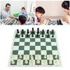 Chess Set PS Plastic for Kids Adults with PU Mat Storage Bag International Board Game