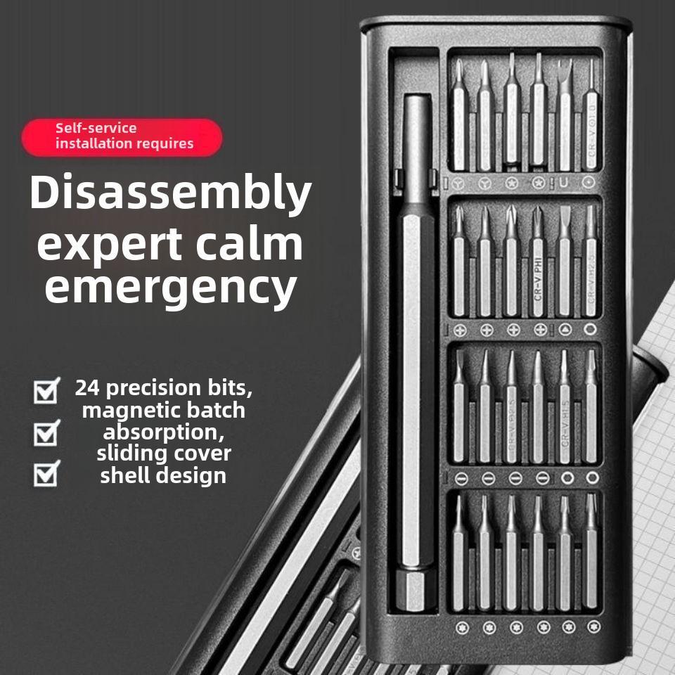 

Набор из 25 прецизионных многофункциональных отверток для электроники и домашнего ремонта 25 in 1 plastic handle