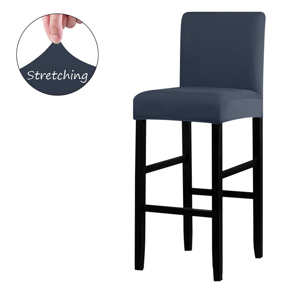 Elastic Stretch Counter Height Bar Stool Cover Dustproof Bar Stool Seat Covers  Dining Room