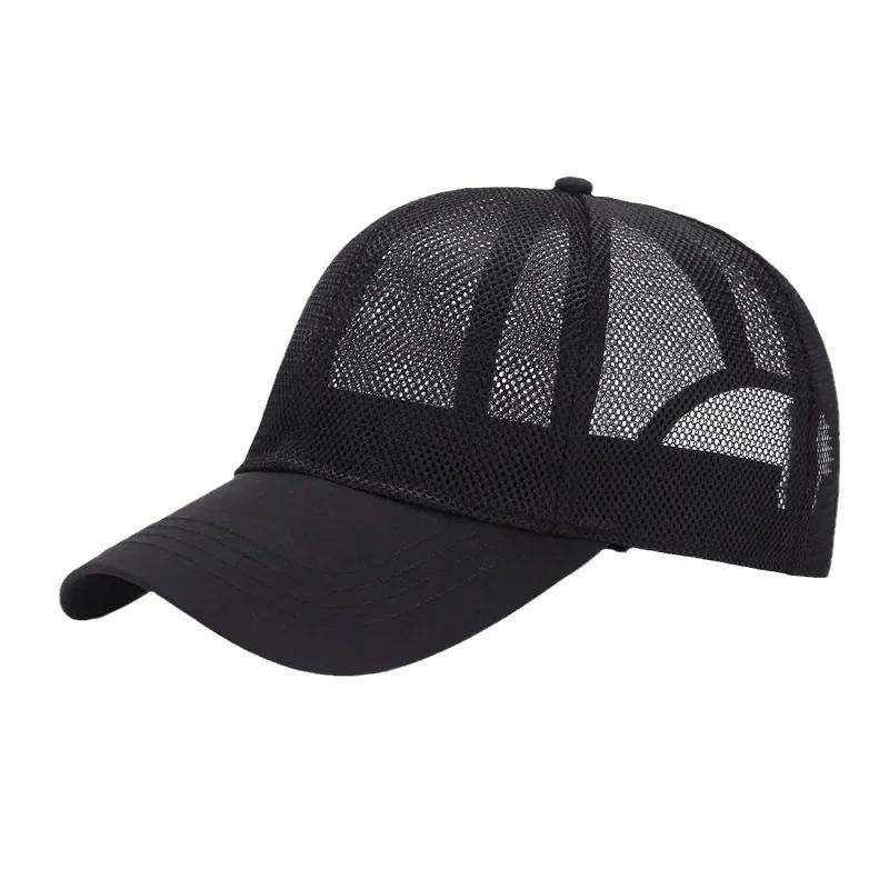 Full Mesh Baseball Cap For Big Head, Summer Lightweight Sports Sun Hat Men Women Airy