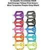 FIFTY-FIFTY MTB Bike Pedals, Non-Slip MTB Nylon Composite Pedal, 9/16" Lightweight and Wide Flat Platform Pedals
