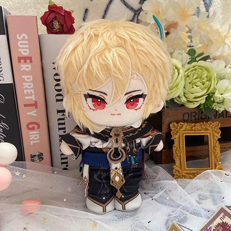 Original Genshin Impact Kaveh 20cm Cotton Dolls Handsome Alhaitham Dress-up Plush Puppet Toys 15cm Pendant Gift for Kids Adults