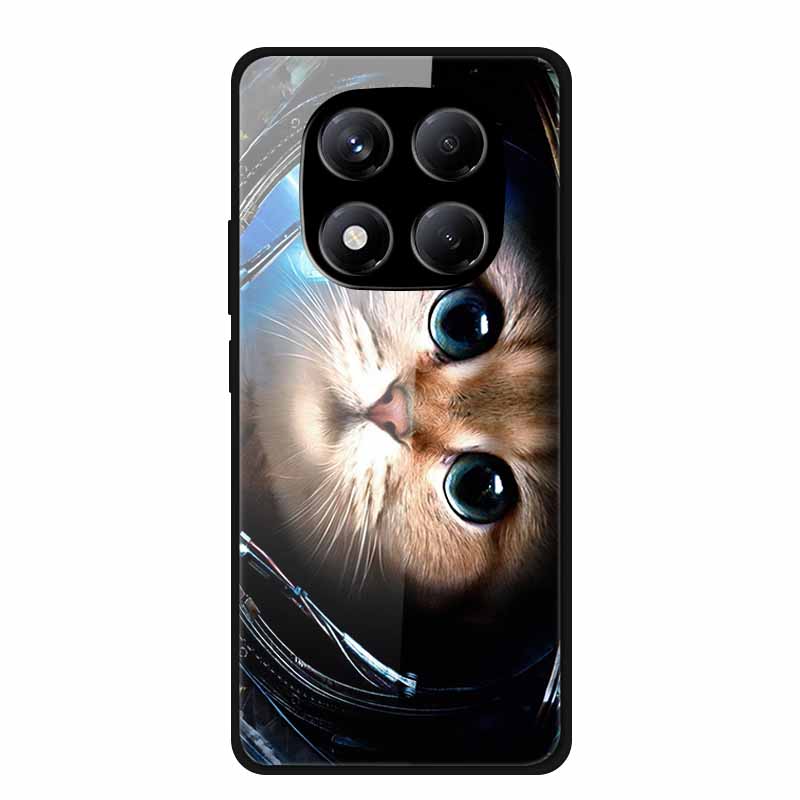 Luxury Case For Redmi Note 14 Pro 4G Tempered Glass Cover For Xiaomi Redmi Note14 Pro 4G Phone Cases Fashion Protective fundas