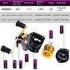 Neu Metall Wasser Tropfen Reel 18 + 1BB Achse Reel Reel 7,2:1 getriebe Verhältnis Links/rechts Hand Spool Angeln Reel Süßwasser Salzwasser Universal