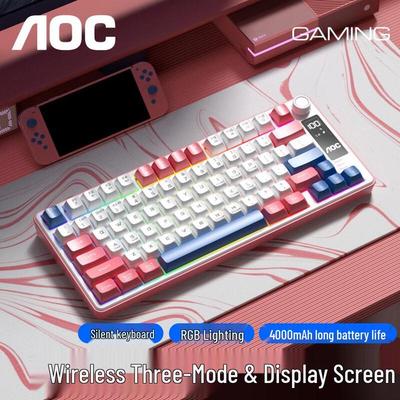 Clavier mécanique AOC GK300 Tri-Mode RGB