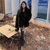 Imitation fox hair stand-up collar fur women's winter new environmentally friendly fluffy coat young warm plush coat