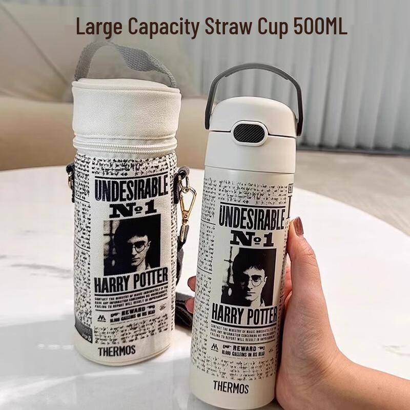 Thermos Harry Potter Dětský termo hrnek s brčkem Dárková sada