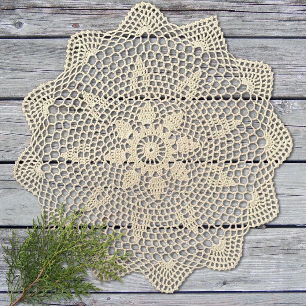 Table Cloth Mat Countryside Vintage Crochet Doily Mats