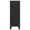 Vidaxl Industrialna Szafka, Czarna, 75X40X115 Cm, Metalowa