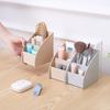 Three-compartment Trapezoidal Storage for Cosmetic CasesPen Holders Organizing Boxes Storage Boxes and Plastic Boxes for Miscellaneous Items
