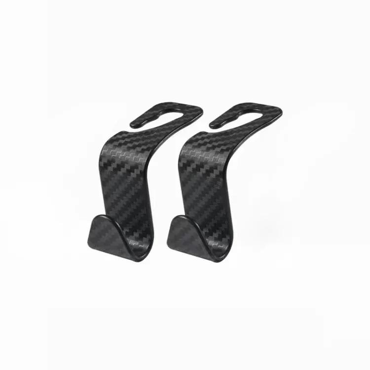 1/2/4Pcs Universal Auto Seat Headrest Hook Storage Hanger Car Carbon Vehicle Back Seat Organizer Holder Car Interior Accessories