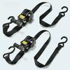 Auto Cargo Straps Retractable Belts Ratchet Tensioner for Load Luggage Motorcycle Car Truck Tie Down Securing Strap Set