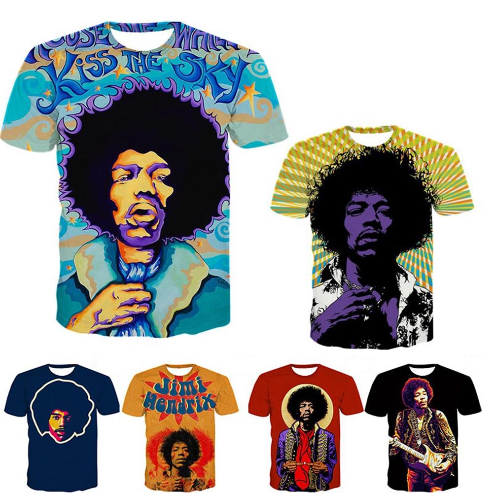 Trendy Rock Singer 3D Printed T-Shirt Adult Casual Punk T-Shirt King Electric Guitar Hip Hop Funny Unisex Short Sleeved Kids