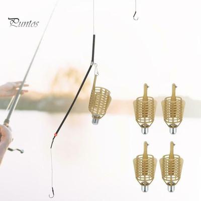 Puntos 20g/30g/40g/50g Carp Fishing Bait Feeder Lure Holder Trap Fishing Cage Basket