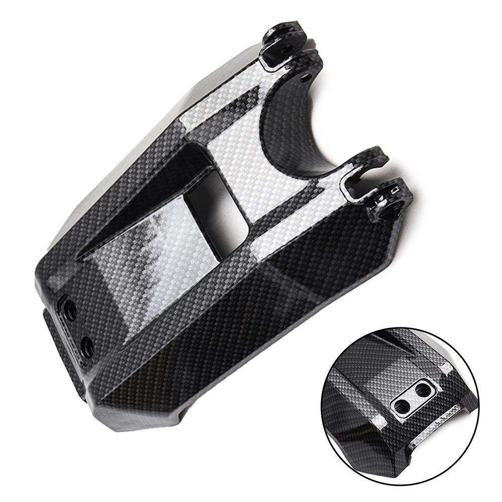 Electric Motorcycle Battery Cover Guard for SurRon Front Mount Constructed from ABS with Carbon Texture for Long Lasting Use