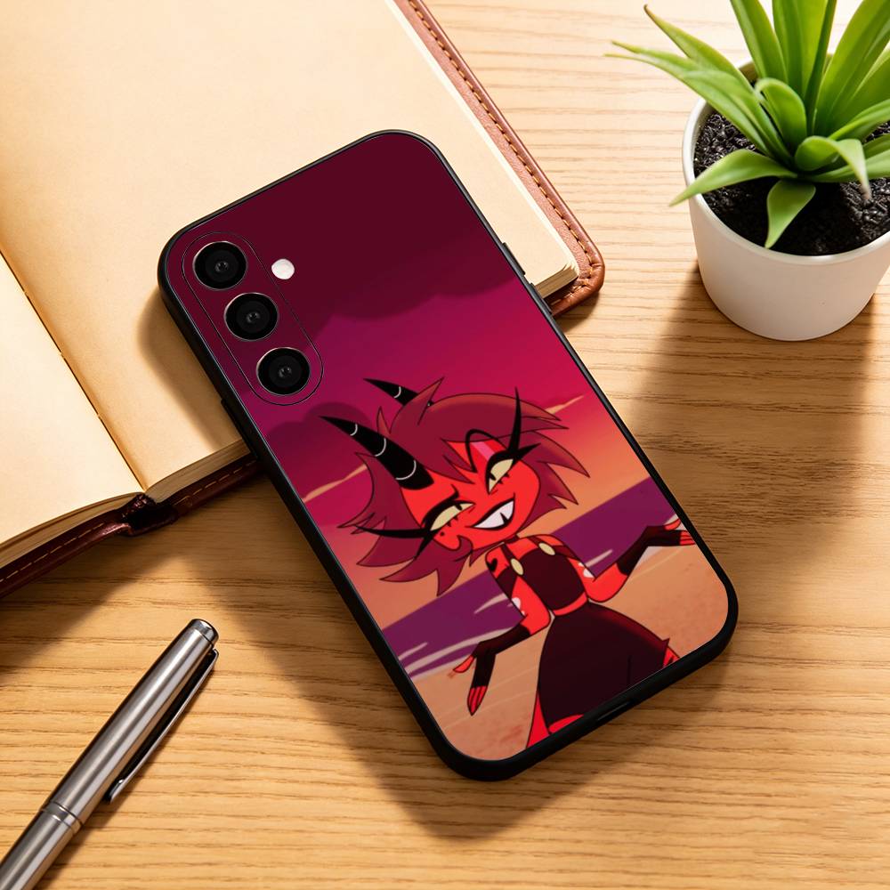 

H-Helluva Boss M-Millie Phone Case For Samsung Galaxy A73,A72,A71,A70,A53,A52,A51,Soft Silicone Black Cover Samsung a51 4g