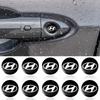 10PCS 14MM 3D Aluminum Auto Key Remote Fob Decoration Stickers For HYUNDAI I20 I30 Tucson I10 Ix35 I40 Creta HB20 Sonata Elantra Mv3