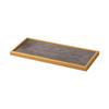 Wooden Jewelry Displays Tray Rings Jewellery Showcase Pallet Large Capacity Ring Organizer Tray Household Trinket Storage Salver