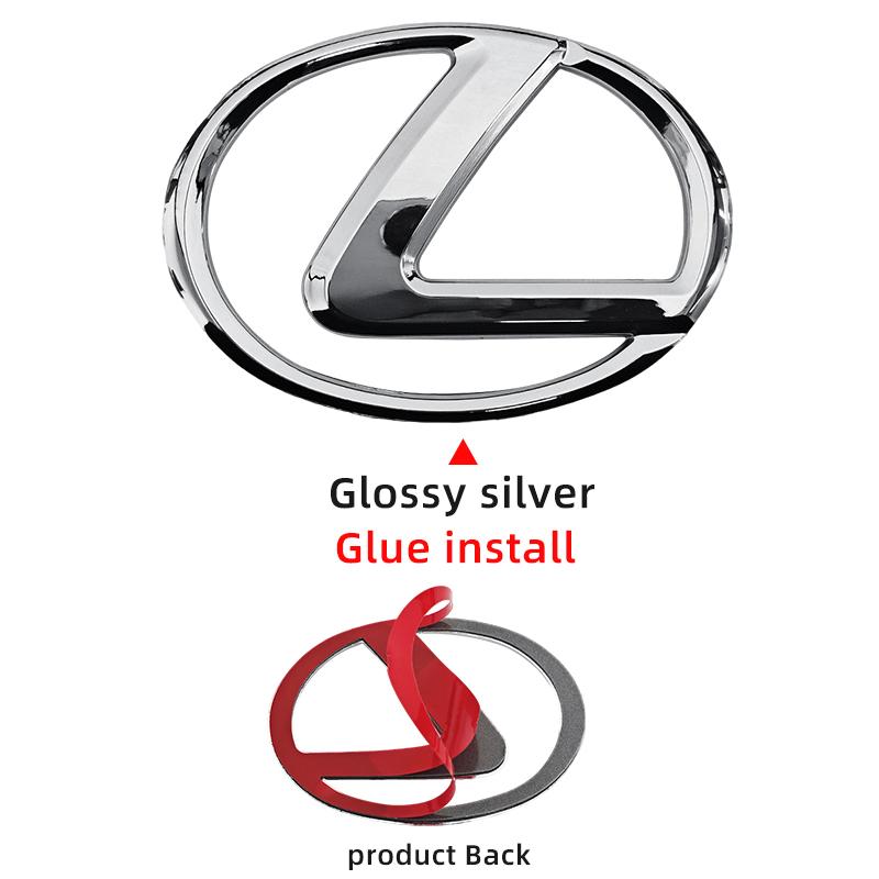 ABS Steering Wheel Center Emblem Sticker for Lexus RX NX ES IS GX LX UX CT GS F Sport RX300 RX350 GX460 etc Logo Badge Decal
