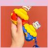 Soft And Cute Lion Dance Drum Stress Relief Silicone Keychain Perfect Gift For Friends