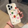Full Screen of Flowers Applies To Apple 17promax Mobile Phone Case iPhone16 Jelly 15 Skin Feeling Air Matte 14/13