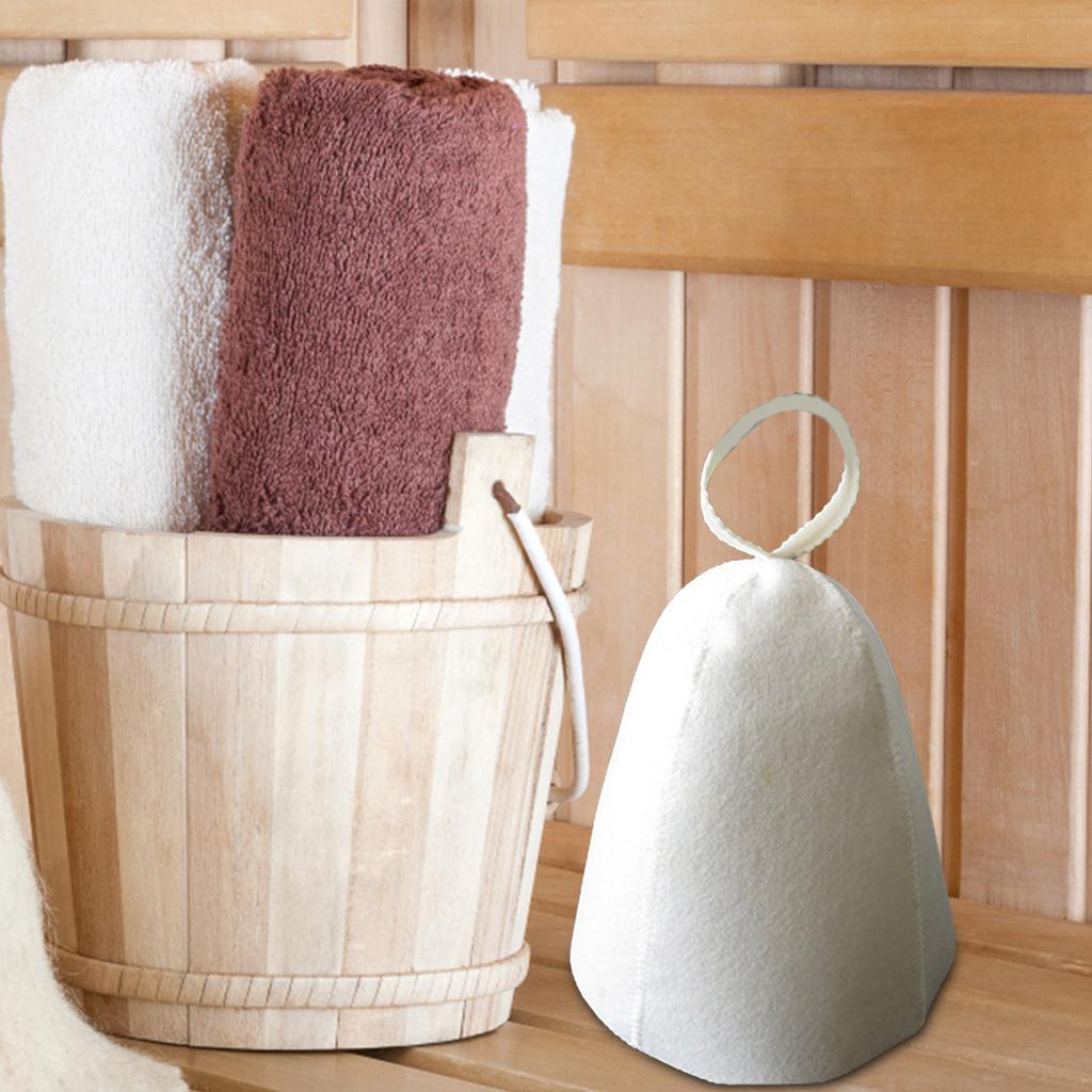Wool Sauna Hat | Vaporarium Hat Sauna Hat for Men Women | Sauna Cap Russian Sauna Hat Bath Accessories for Sauna Room Sauna Club