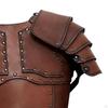 Adjustable Renaissance Costume Chest Brace with Shoulder Protector Medieval Vest for Cosplay