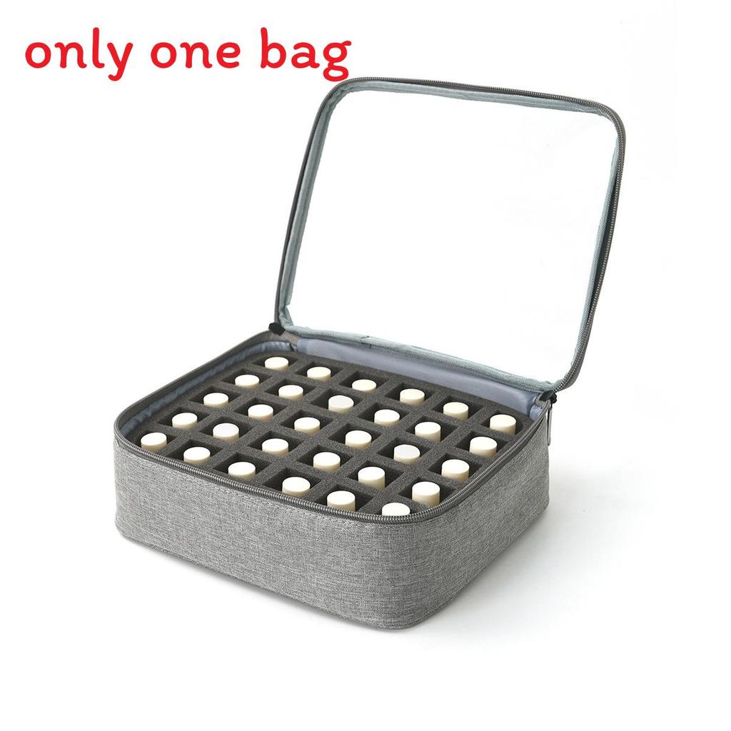 

Modern Minimalist Makeup Bag With Large Capacity For Travel And Storage In Pc Material серый