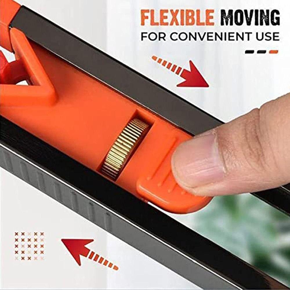 Precise Profile Scribing Ruler Adjustable Locking Woodworking Measuring Gauge Border Drawing
