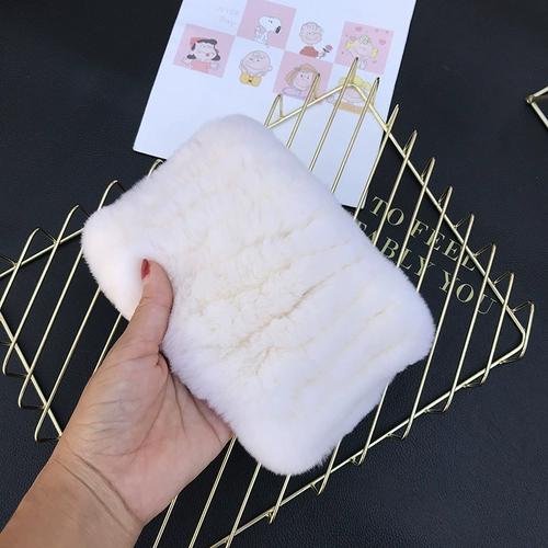 

Rex Rabbit Hair Neck Cover Thickened Warm Oversized Elastic Versatile Fur Headgear Scarf Women s Headband Children s Scarf