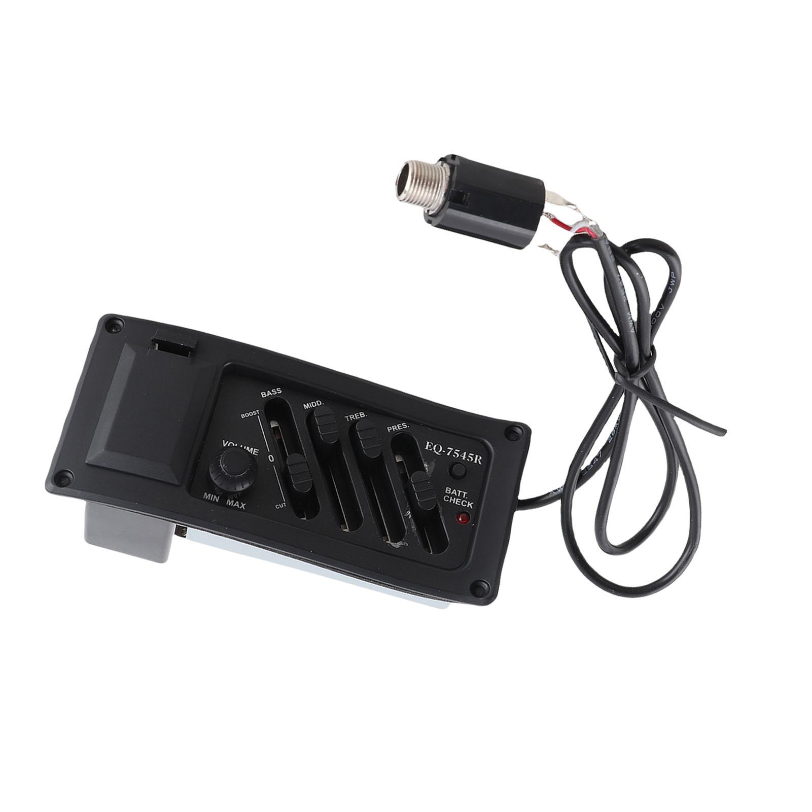 Звукосниматель для гитары 4-полосный датчик для акустической гитары 7545R Аксессуары для музыкальных инструментов