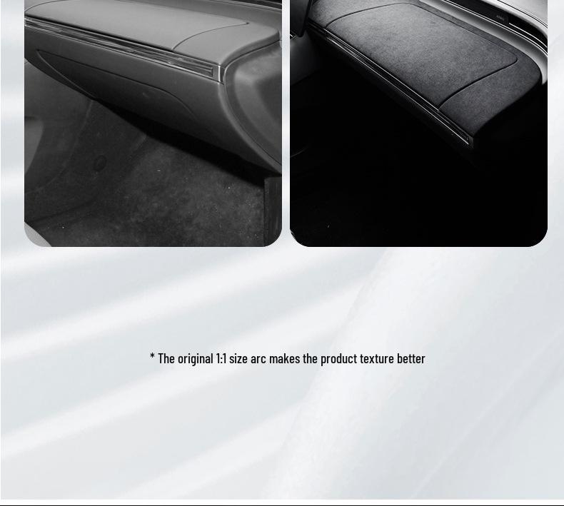 ZhiJie S7 Alcantara Ultra-Thin Dashboard Suede Sticker - Car Decoration & Protection.
