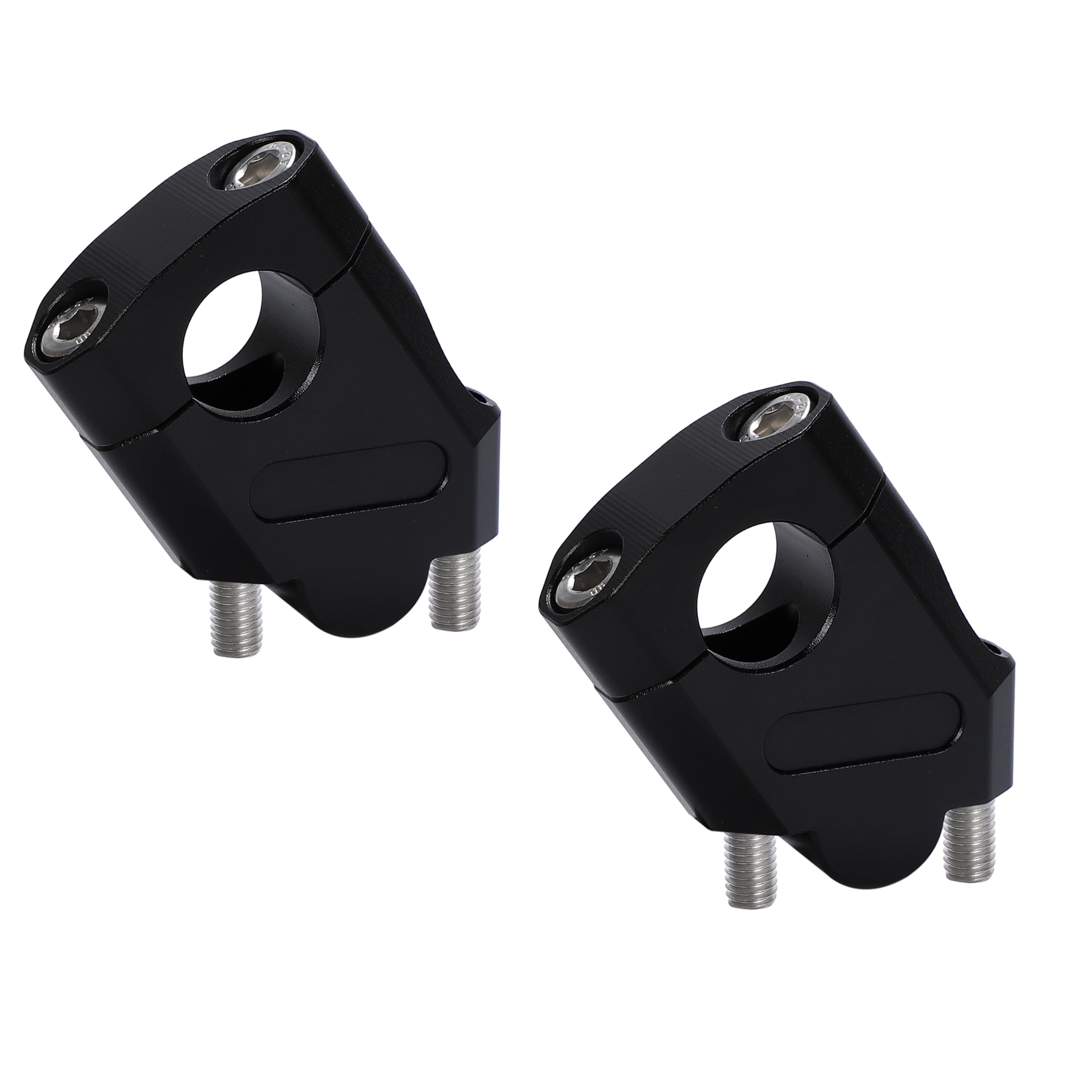 

Handlebar riser 22mm handlebar Motorcycle handlebar post set back spacer kit Universal product [Raises position] (Black) чорний