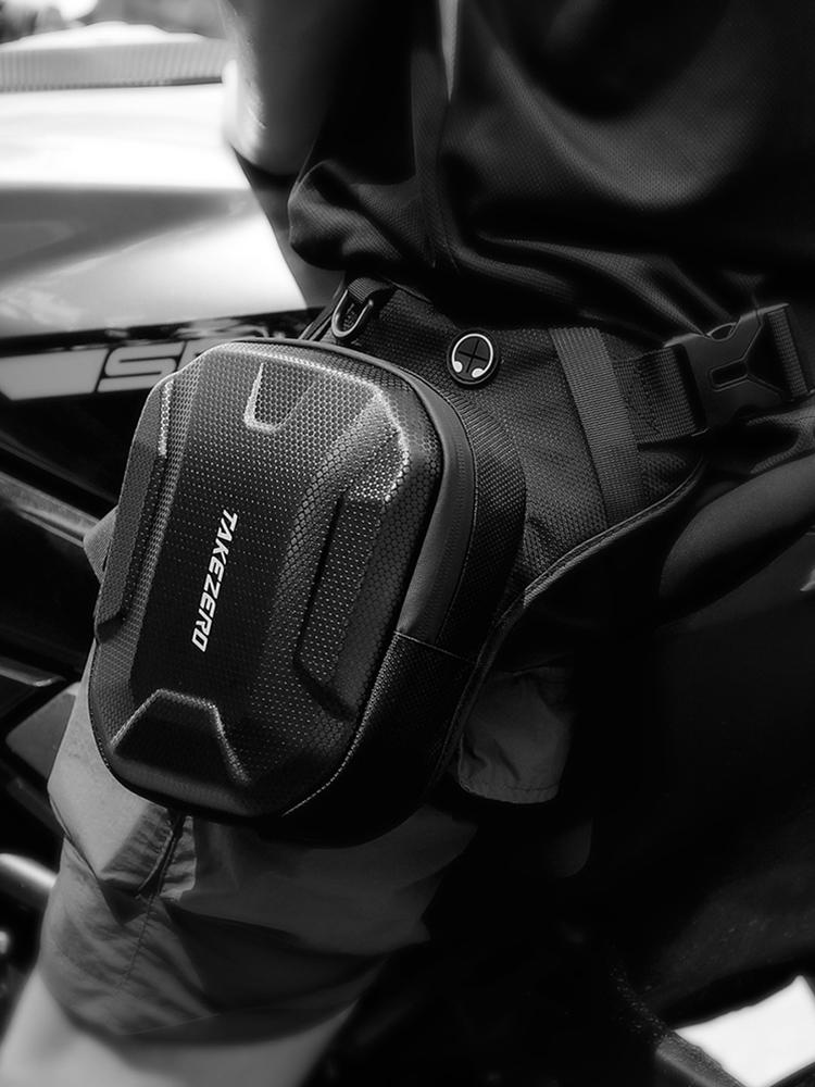 Motorrad Oberschenkeltasche Wasserdicht Motorrad Hüfttasche Große Kapazität Motorrad Beinseitentasche für Outdoor-Sportarten Fahrt