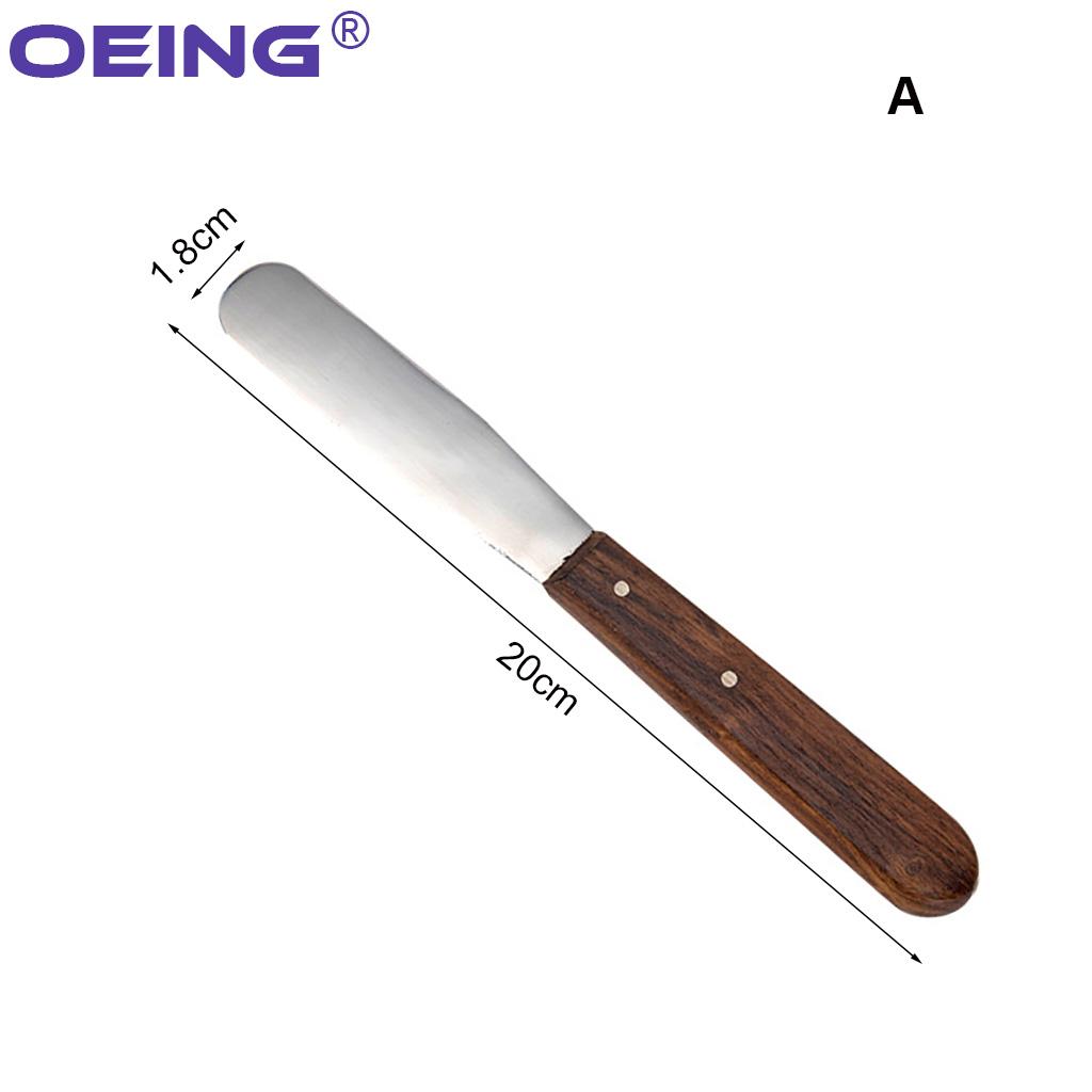 Dental Alginate Mixing Plaster Spatula Knife Impression Material Wooden Handle Spatula  Dental Lab Gypsum Spatula Dentist Tools