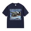 Bombardiro Crocodilo Meme Cerveau Pourri Drôle T-shirts Unisexe Femmes Vintage Impression Surdimensionnée T-shirt Unisexe été Haute Qualité T-shirt