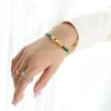 Light Luxury Seven-Color Zircon Gold-Plated Magnetic Bracelet with Titanium Steel Double-Sided Closure
