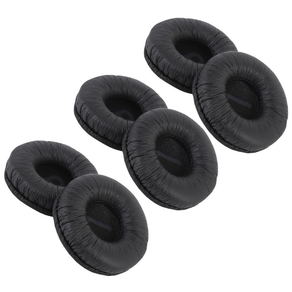 3 Pairs Headphones Replacement Ear Pads Cushions Memory Foam Protein Leather Ear Pads for ATH AR3BT ATH AR3iS Black