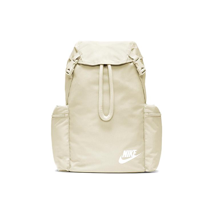 Nike Heritage Polyester Backpack Regular Unisex Light Walnut Brown White