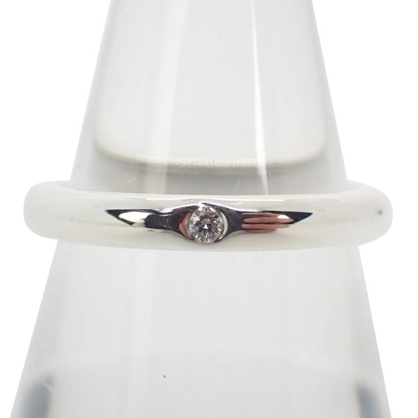 

[Used] TIFFANY 925 Diamond Stacking Band Ring No. 9 [g324-63]