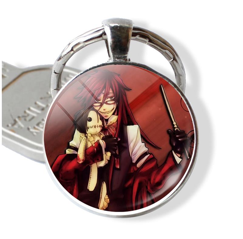 Cheap Black Butler Metal Keychain Kuroshitsuji Ciel Phantomhive ...