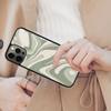 Liquid Swirl Abstract Pattern in Beige and Sage Magnetic Phone Case For APPLE iPhone 17 Air 16 14 13 12 Pro Max 15 Plus MagSafe