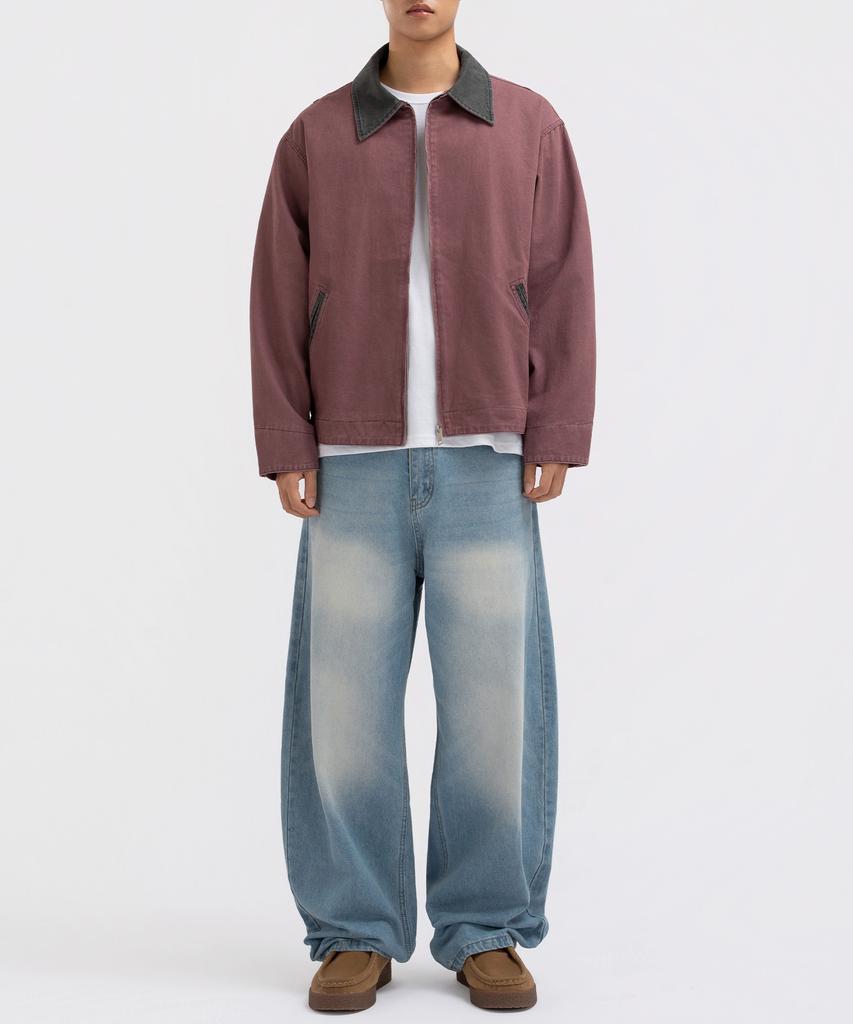 Underoff Soft Wash Cotton Work Jacket Black
