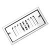 Shower Drain Long Stainless Steel Deodorant Removable Floor Drain for Bathroom Hotel 20cm Middle