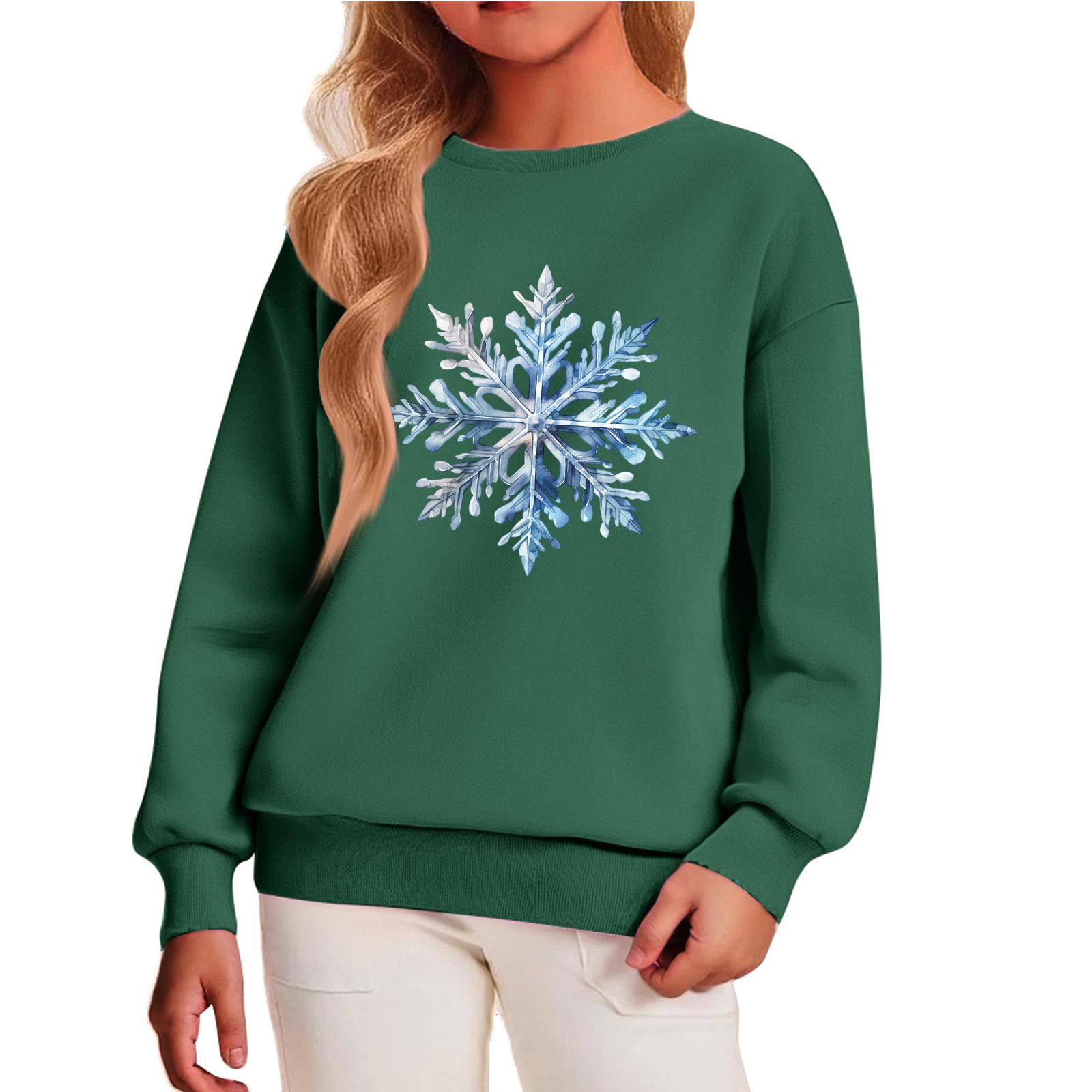 

Дитячий повсякденний пуловер з круглим вирізом та принтом, з довгими рукавами та капюшоном 160