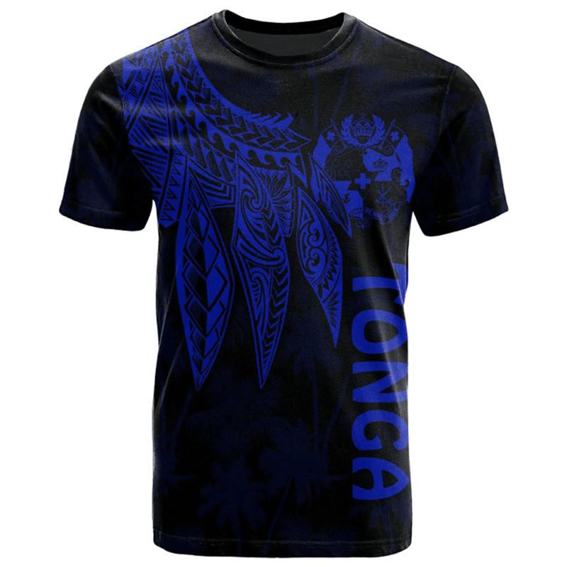 Polynesia Style Tonga Emblem 3D Printing T Shirt For Men Women Tonga National Day Casual Fashion T-shirts Male Clothing Tees Top